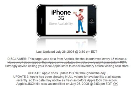 3G iPhone Availability - Updated Every Fifteen Minutes.jpg