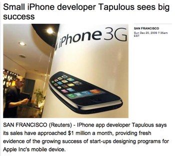 Small iPhone developer Tapulous sees big success | Reuters.jpg