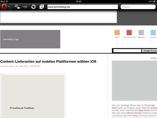 IPhoneBlog de Opera 1