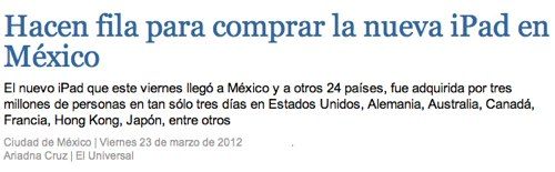 IPhoneBlog de El Universal Mexiko