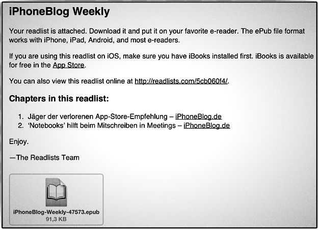 IPhoneBlog de Readlists