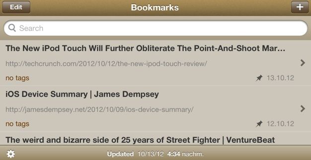 IPhoneBlog de Pinbook Pinboard
