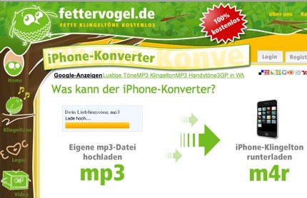 Fette kostenlose Klingeltöne | fettervogel.de - iPhone-Konverter.jpg