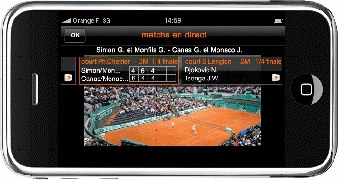 Orange celebrates its first million iPhone customers in France at the time of the French Tennis Open.jpg