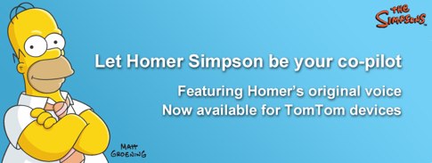 TomTom, portable GPS car navigation systems - Original Homer Simpson voice.jpg