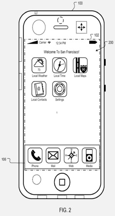 AppleInsider | Apple proposes location-based iPhone home screens.jpg