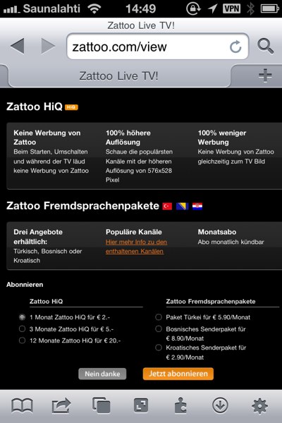 IPhoneBlog de Zattoo