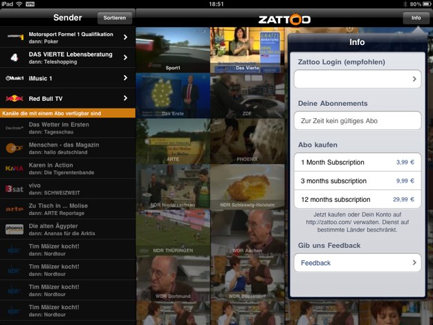 IPhoneBlog de Zattoo 1