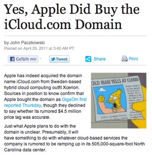 IPhoneBlog de iCloud