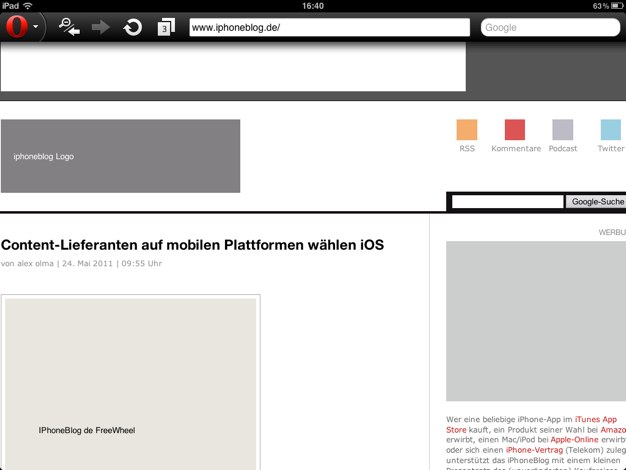 IPhoneBlog de Opera 1