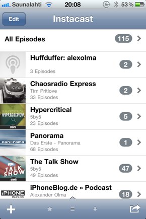 IPhoneBlog de Instacast1