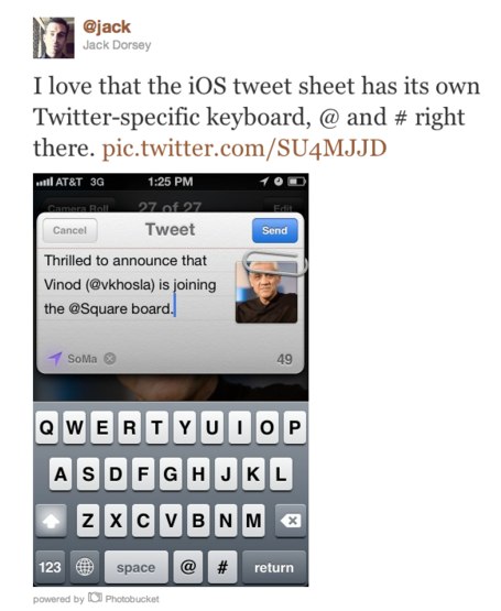 IPhoneBlog de Twitter Keyboard