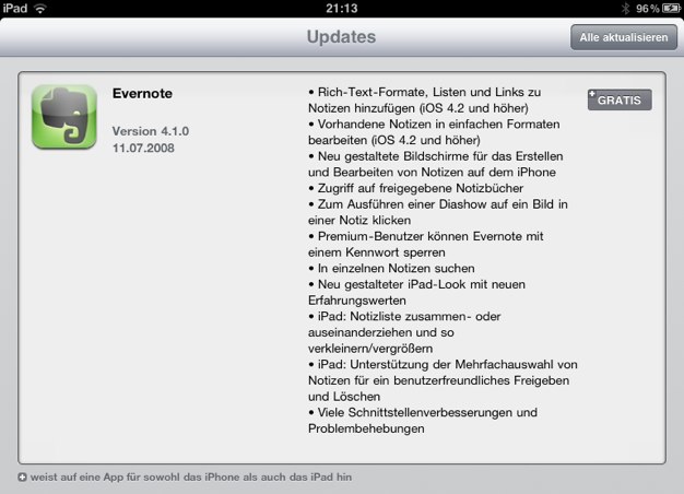 IPhoneBlog de Evernote