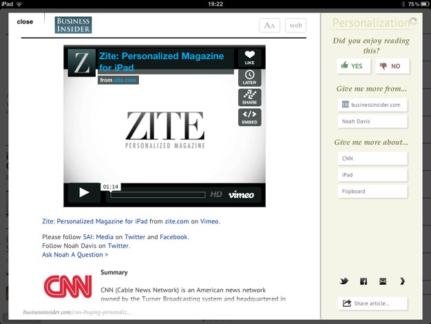 IPhoneBlog de Zite CNN