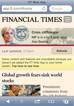 IPhoneBlog de Financial Times