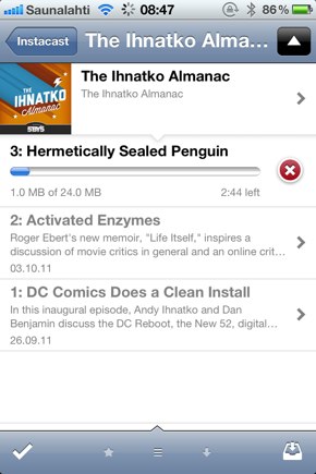 IPhoneBlog de Instacast b