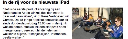 IPhoneBlog de De Telegraaf Holland