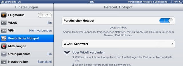 IPhoneBlog de Tethering