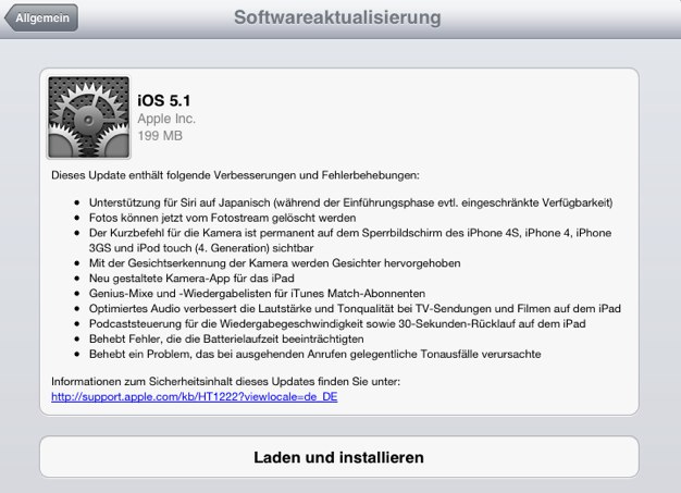 IPhoneBlog de iOS 5 1