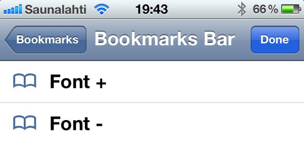 IPhoneBlog de Font Bookmarklet