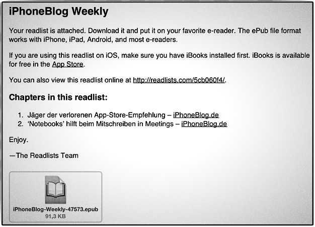 IPhoneBlog de Readlists