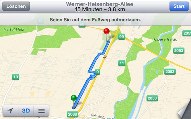 IPhoneBlog de Fußweg