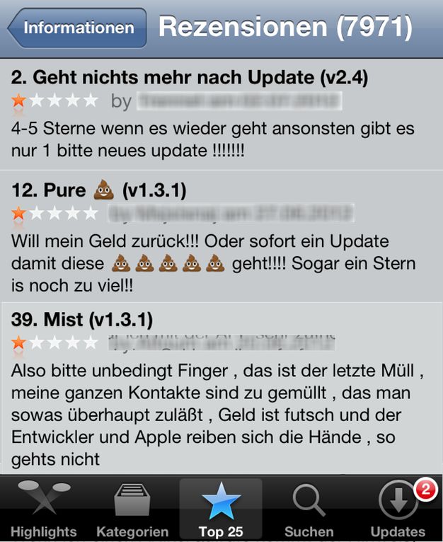 Iphoneblog de App Store Kommentare