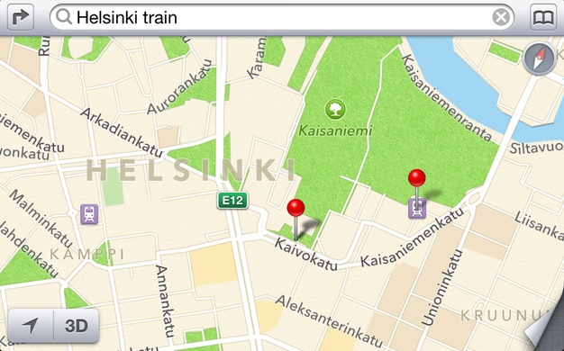 IPhoneBlog de Helsinki Railway