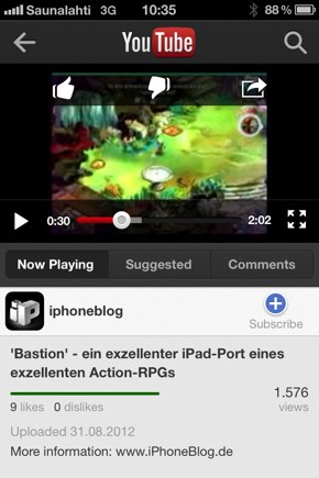 IPhoneBlog de YouTube a