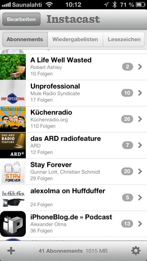 IPhoneBlog de Instacast 3a