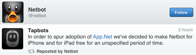 IPhoneBlog de Netbot Tapbots