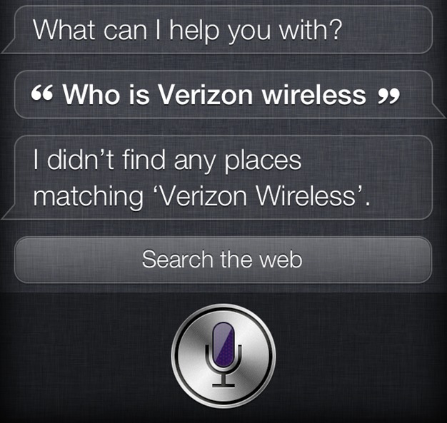 IPhoneBlog de Siri Verizon Wireless