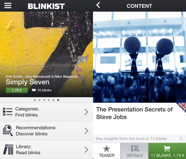 IPhoneBlog de Blinkist