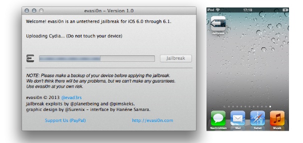 IPhoneBlog de Jailbreak evasi0n