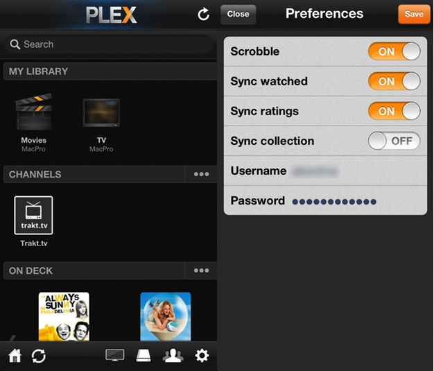 IPhoneBlog de Plex Trakt TV