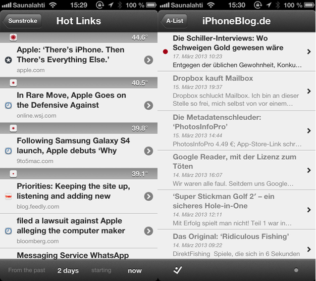 IPhoneBlog de Sunstroke Screenshots