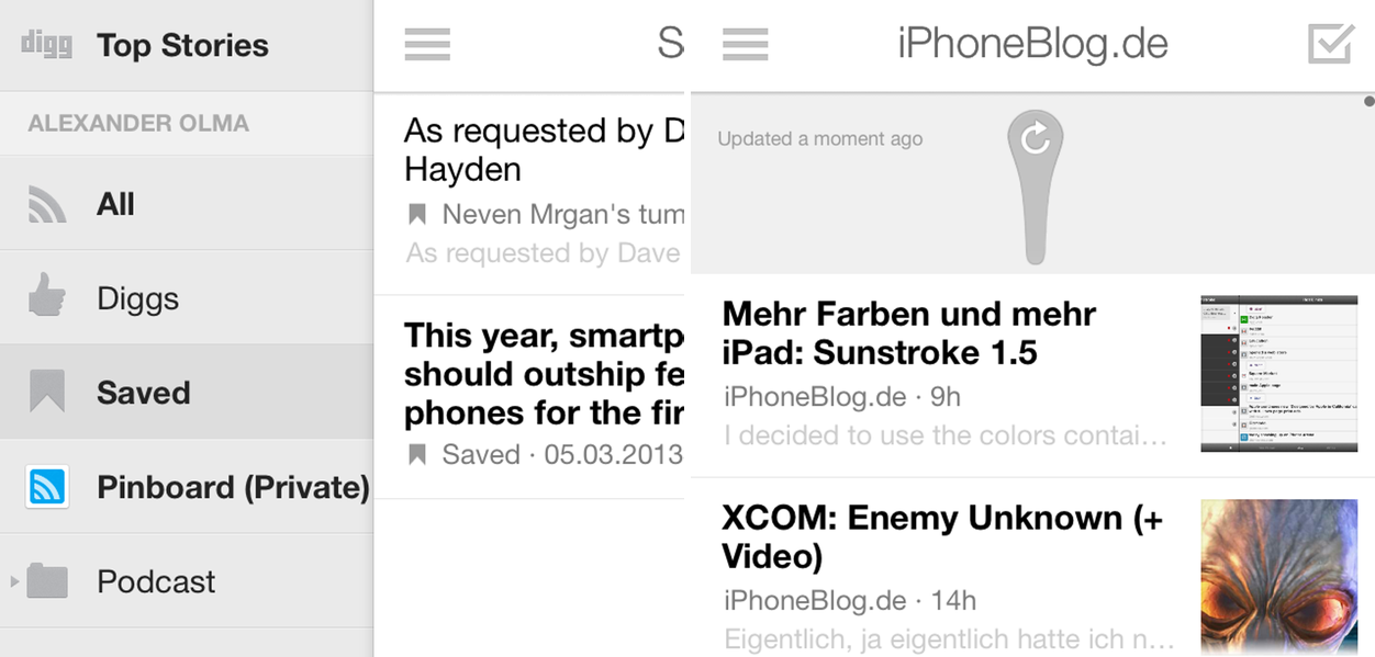 IPhoneBlog de Digg Reader