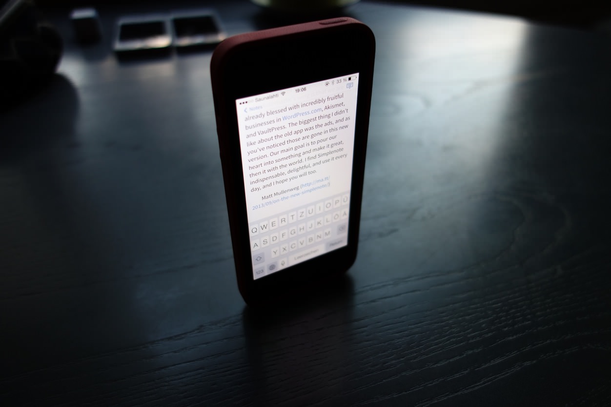 IPhoneBlog de Simplenote