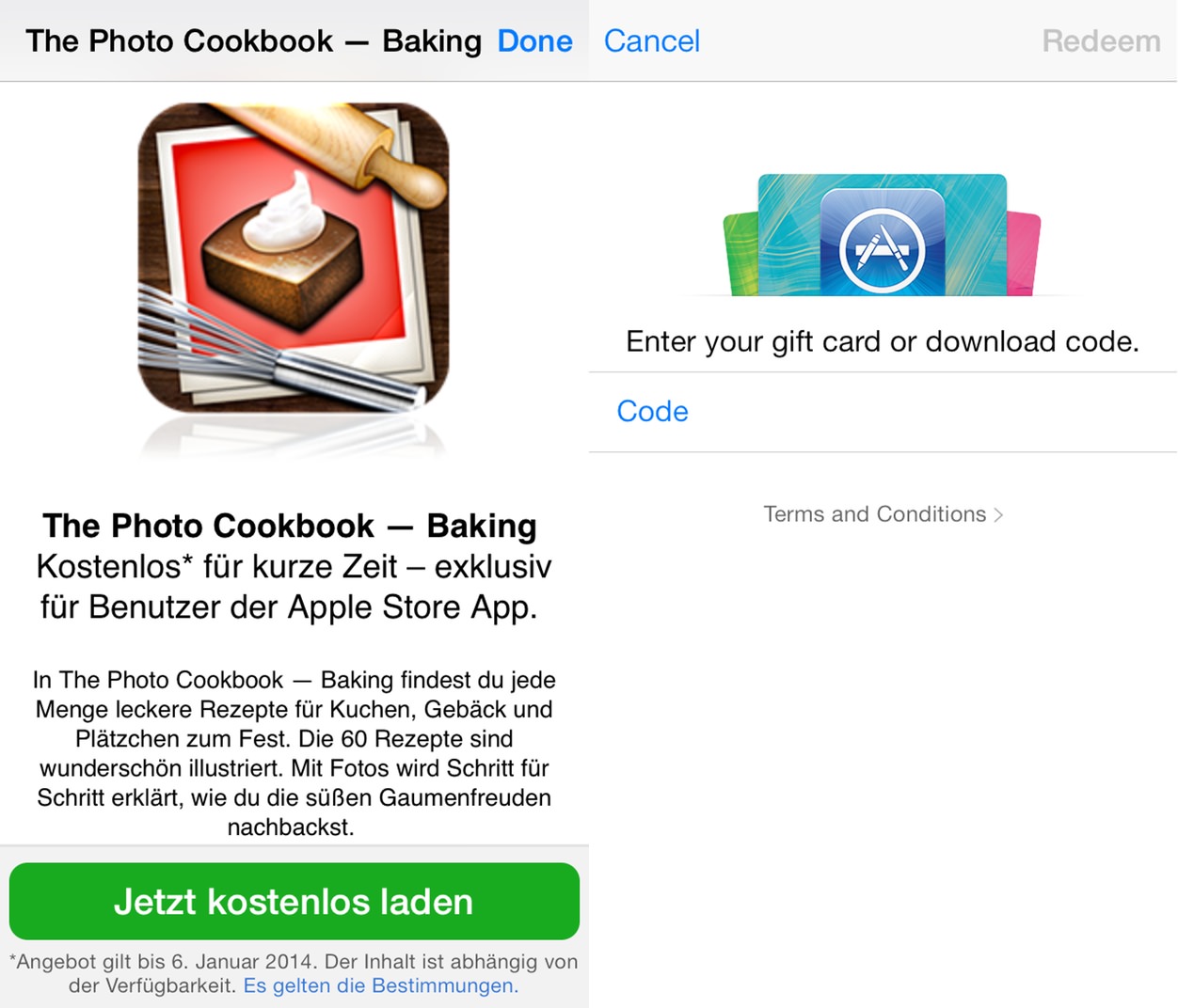 IPhoneBlog de Promocodes Apple Store App