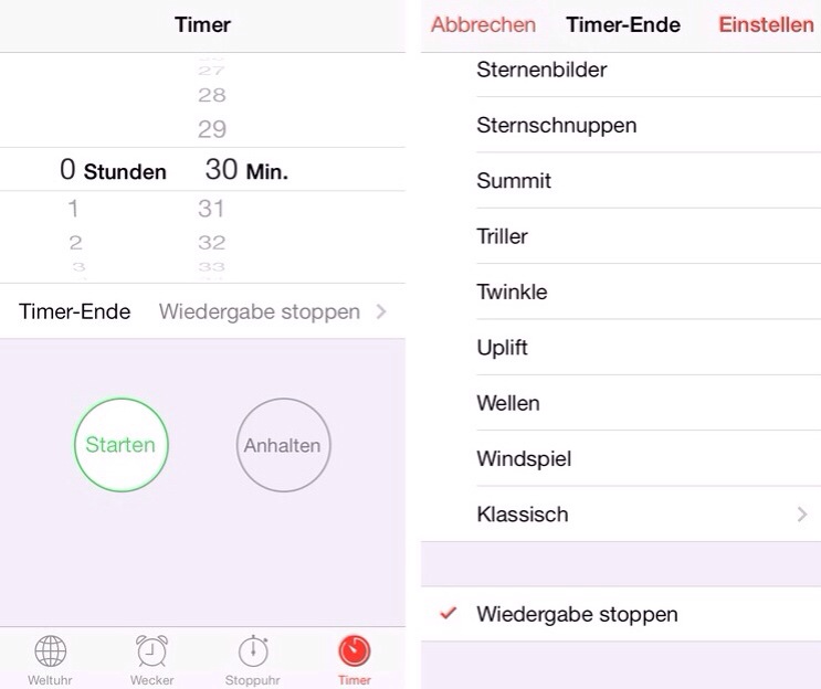 IPhoneBlog de Sleep Timer