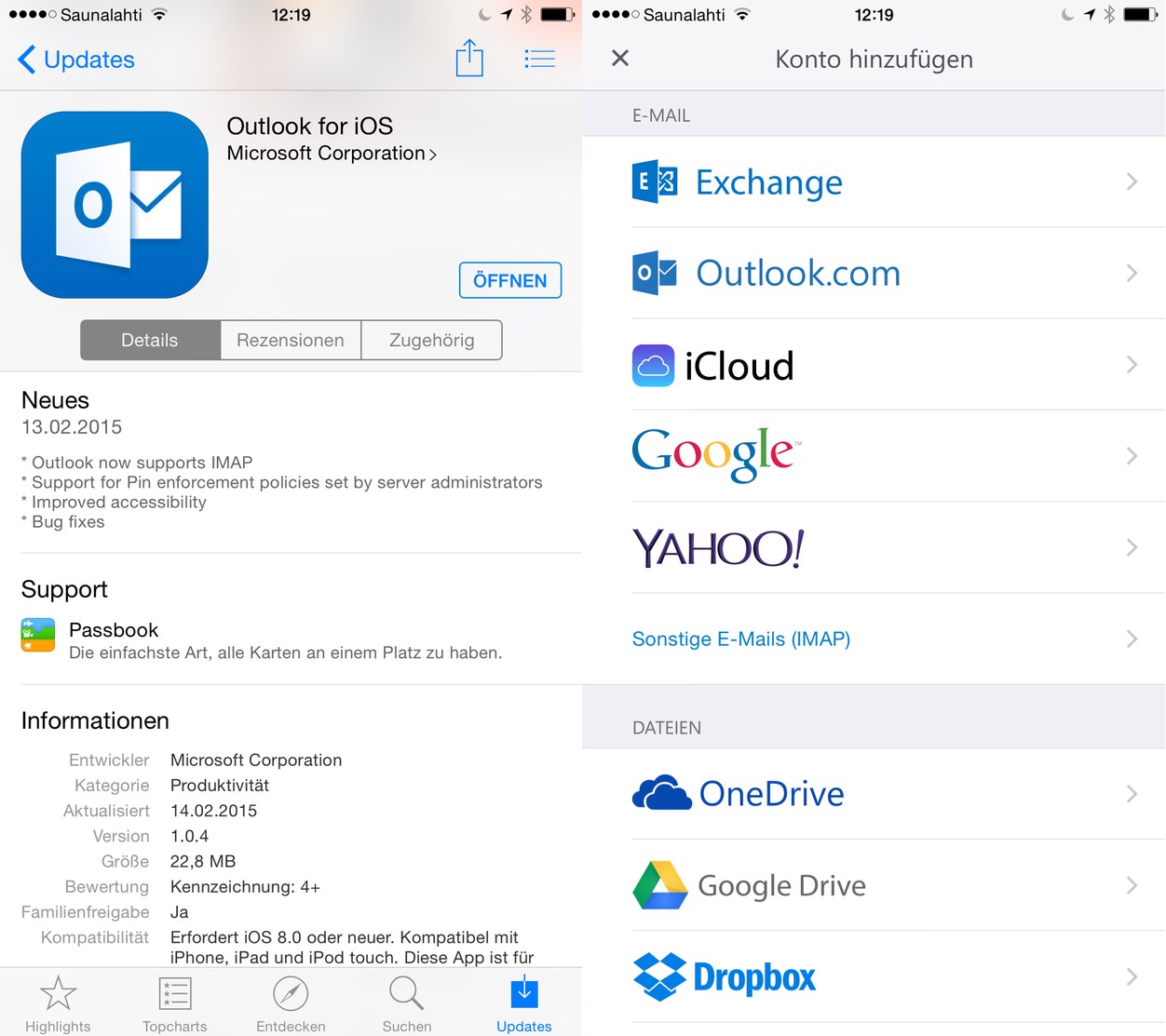 IPhoneBlog de Outlook