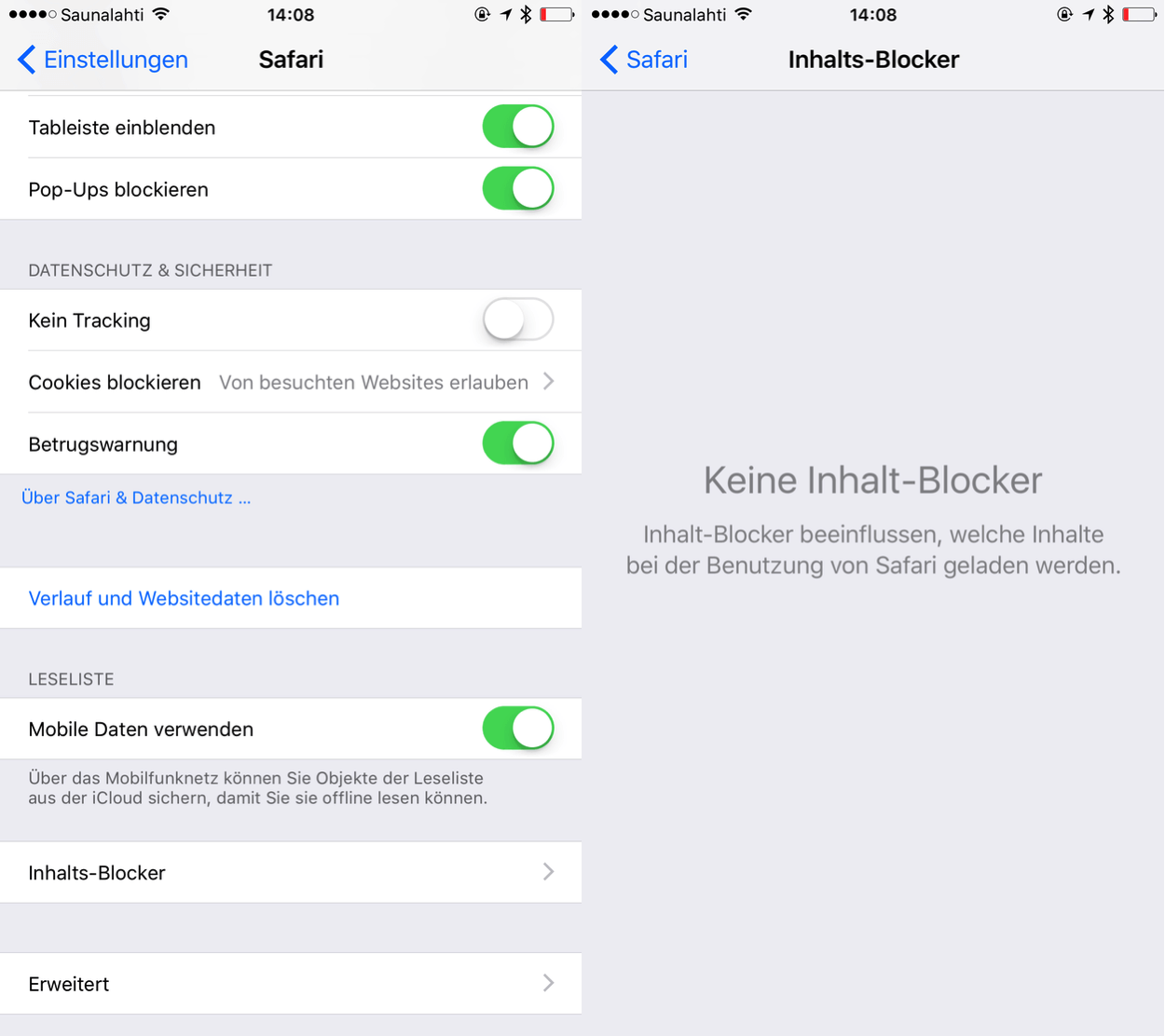 IPhoneBlog de Inhalts Blocker