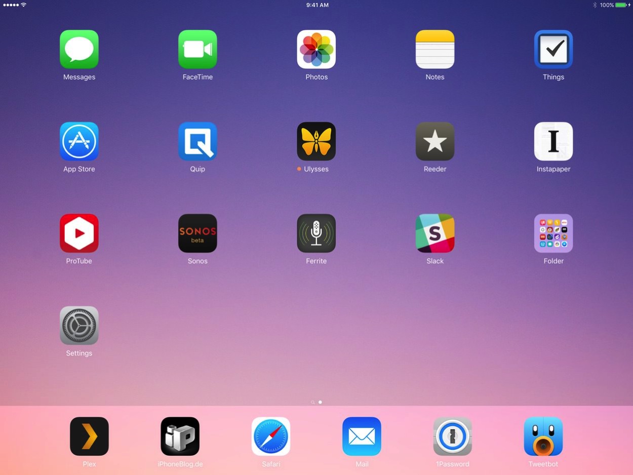 IPhoneBlog de Homescreens Dezember 2015 iPad