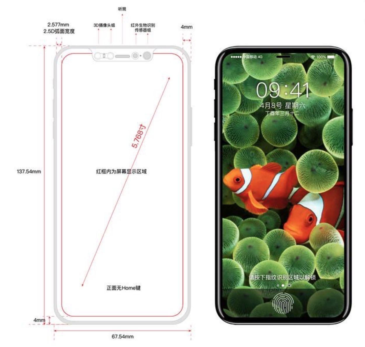 ?New Renderings Show an ‚iPhone 8‘ Design With Full-Front Display and Minimal Bezels All Around?