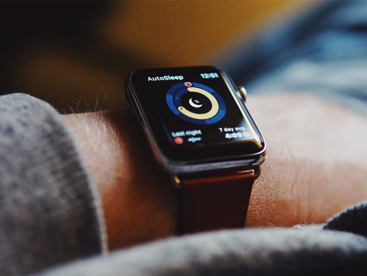 automatic sleep tracking apple watch