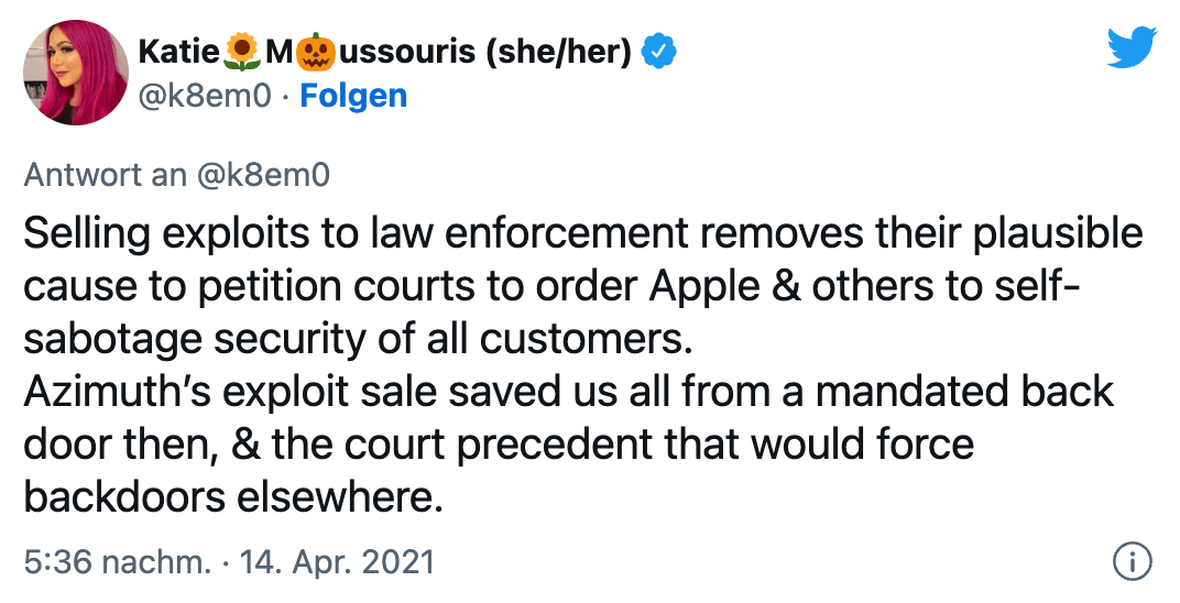 Exploit-Handel verhindert im Jahr 2016 die Entscheidung über eine iPhone-Hintertür