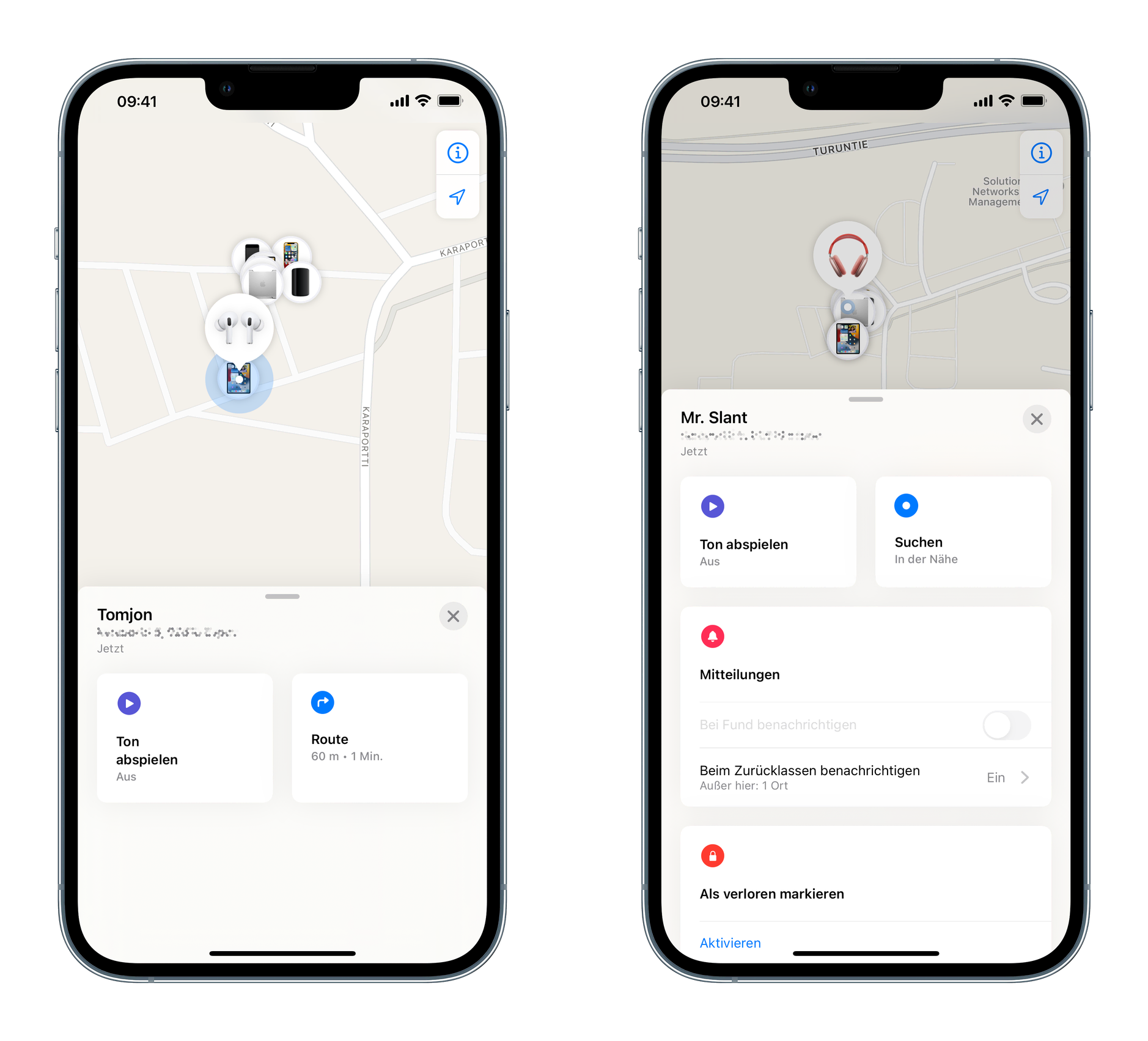 Firmware-Update AirPods Pro + Max ins „Find My“-Netzwerk –