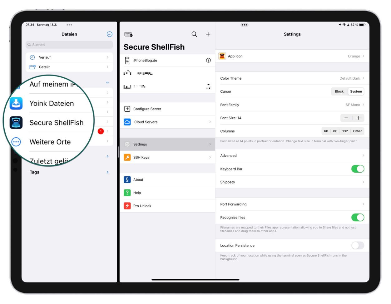 Shellfish Macos Was für mich „Transmit“ auf macOS leistet, erledigt „ShellFish“ auf iOS ...