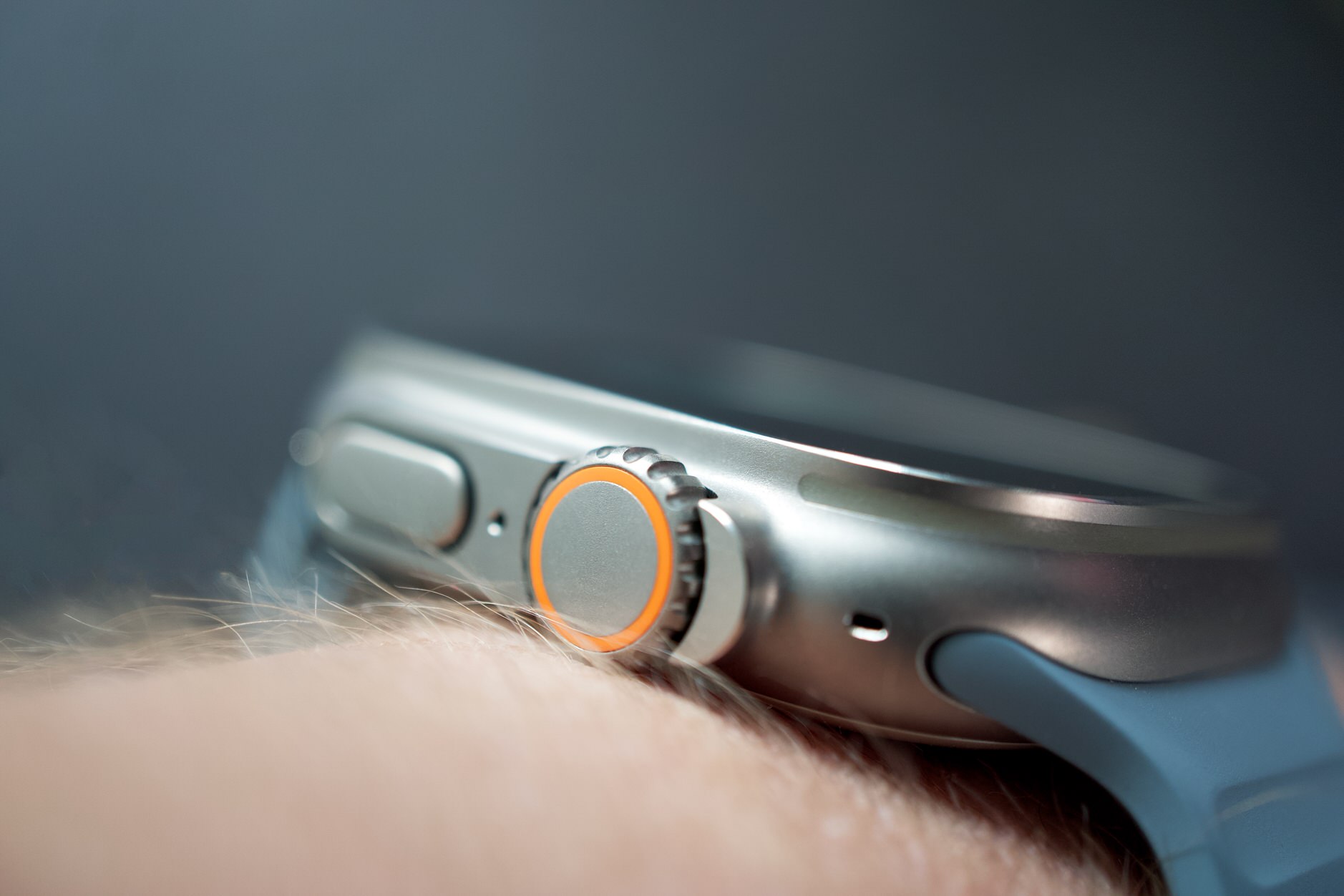 Bild zeigt Apple Watch und seiner Digitaler Krone.