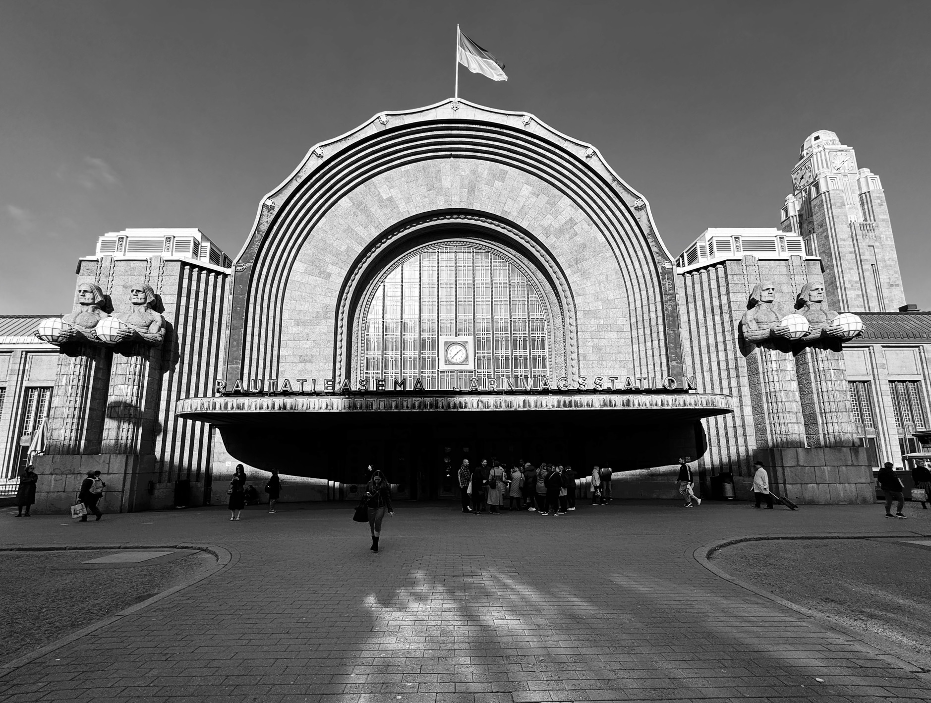 Bild vom Hauptbahnhof in Helsinki.